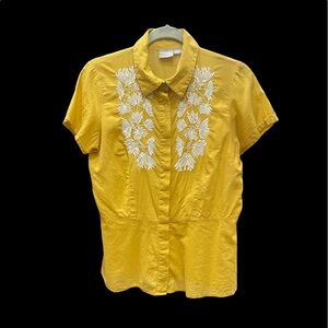 eShakti embroidered blouse M